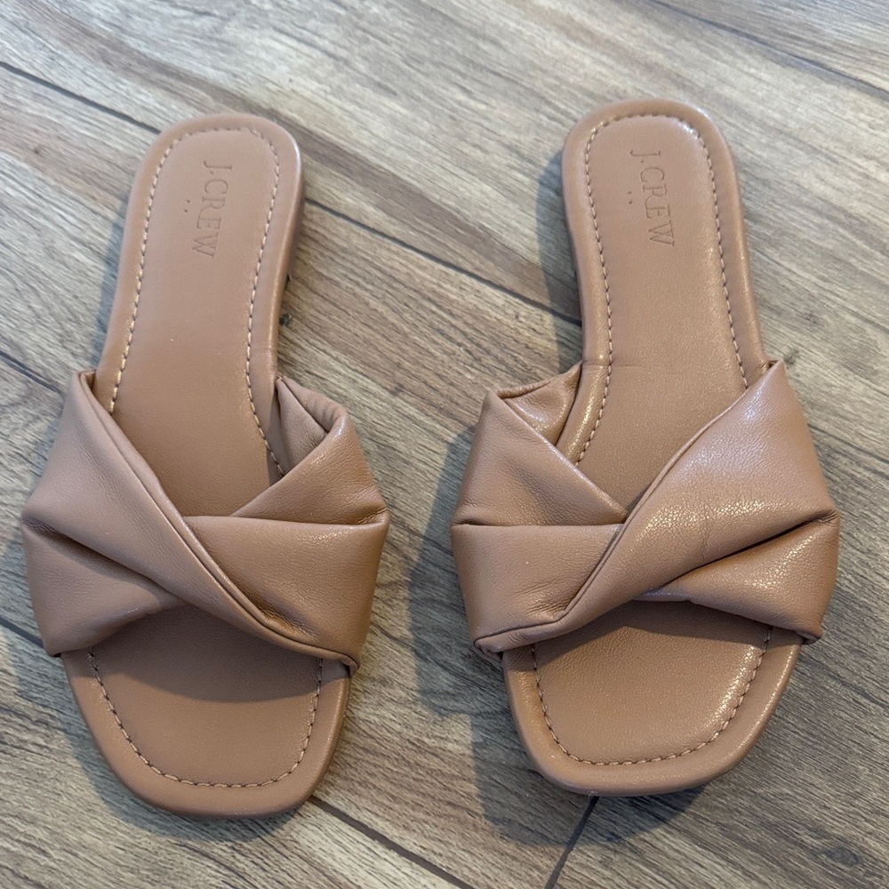 J. Crew Women's Brown Twist Sandals